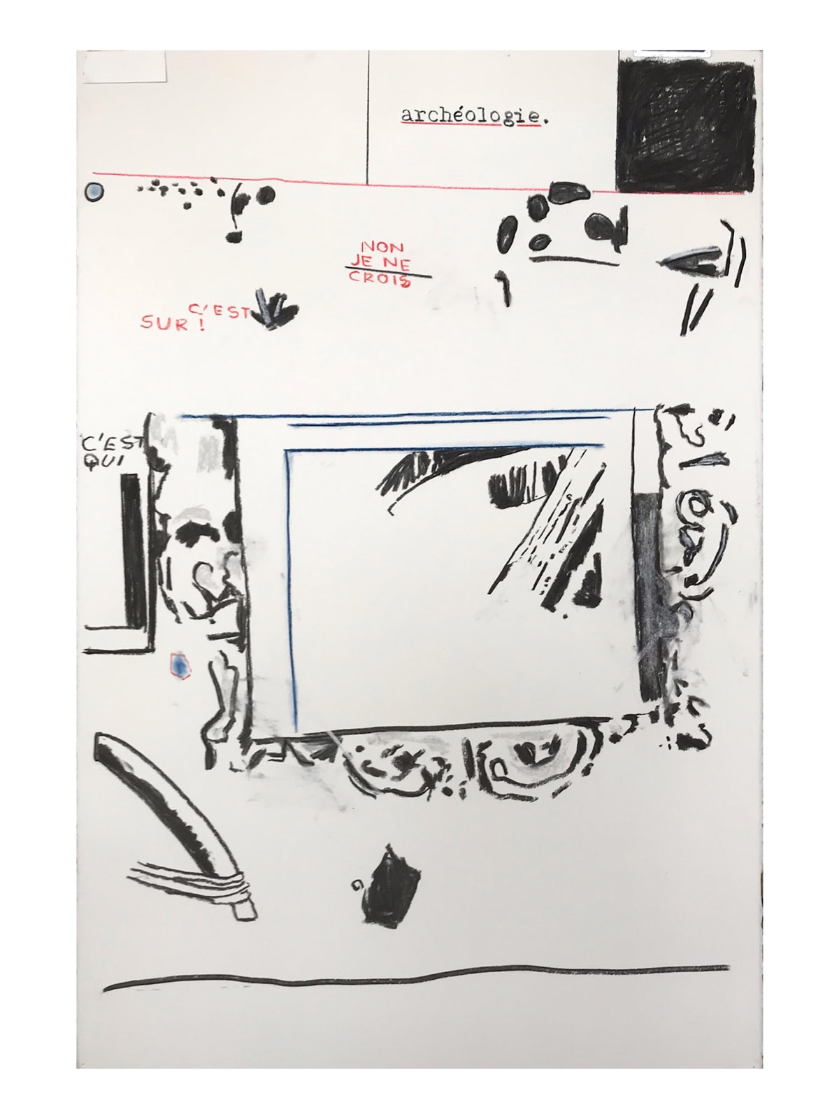 Jean Michel ALBÉROLA, Archéologie, 2022 Galerie Catherine Issert