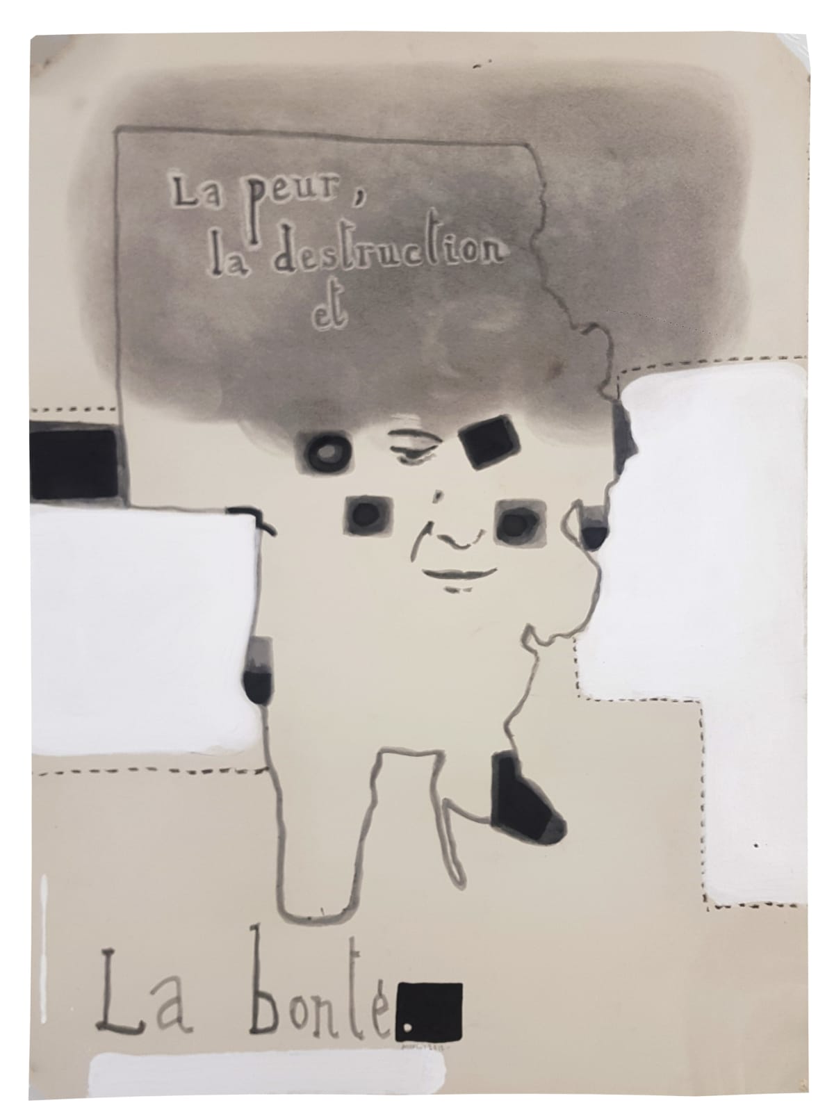 Jean-Michel ALBEROLA, Sans titre (La peur, la destruction, et la bonté), 2012