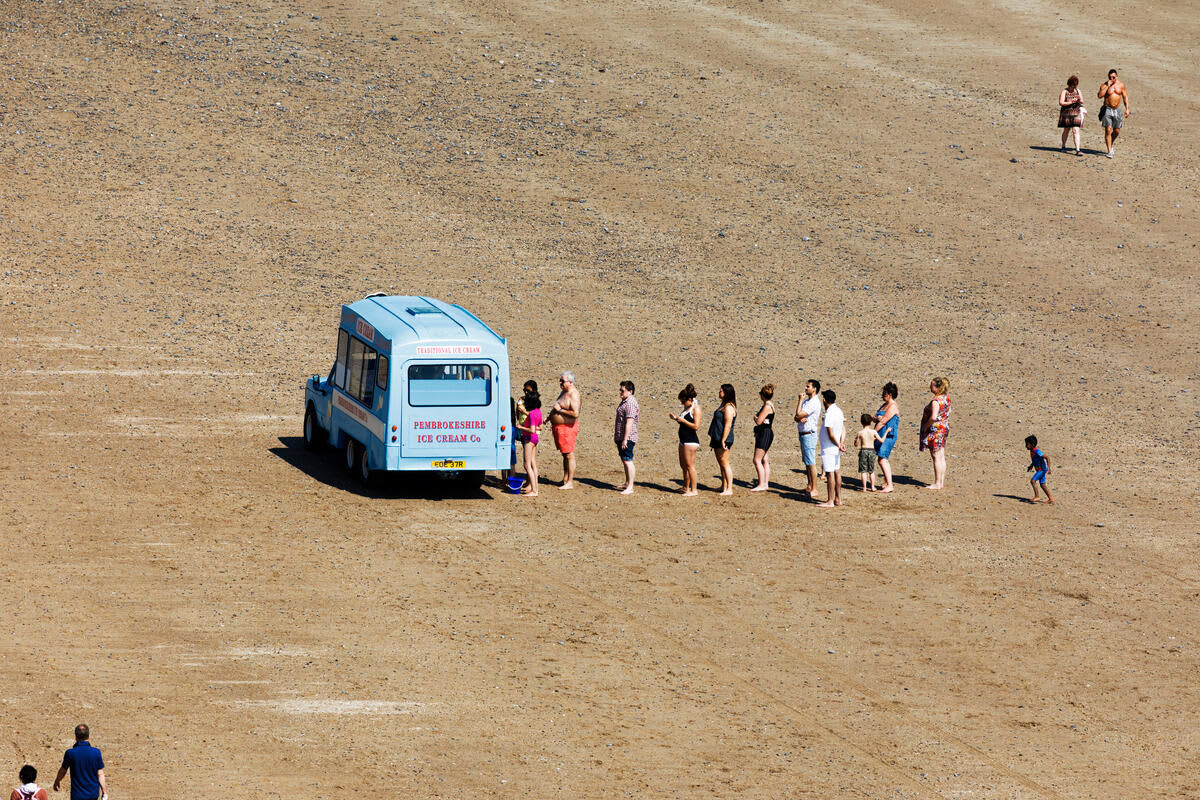 Martin Parr, Tenby, Wales, 2018
