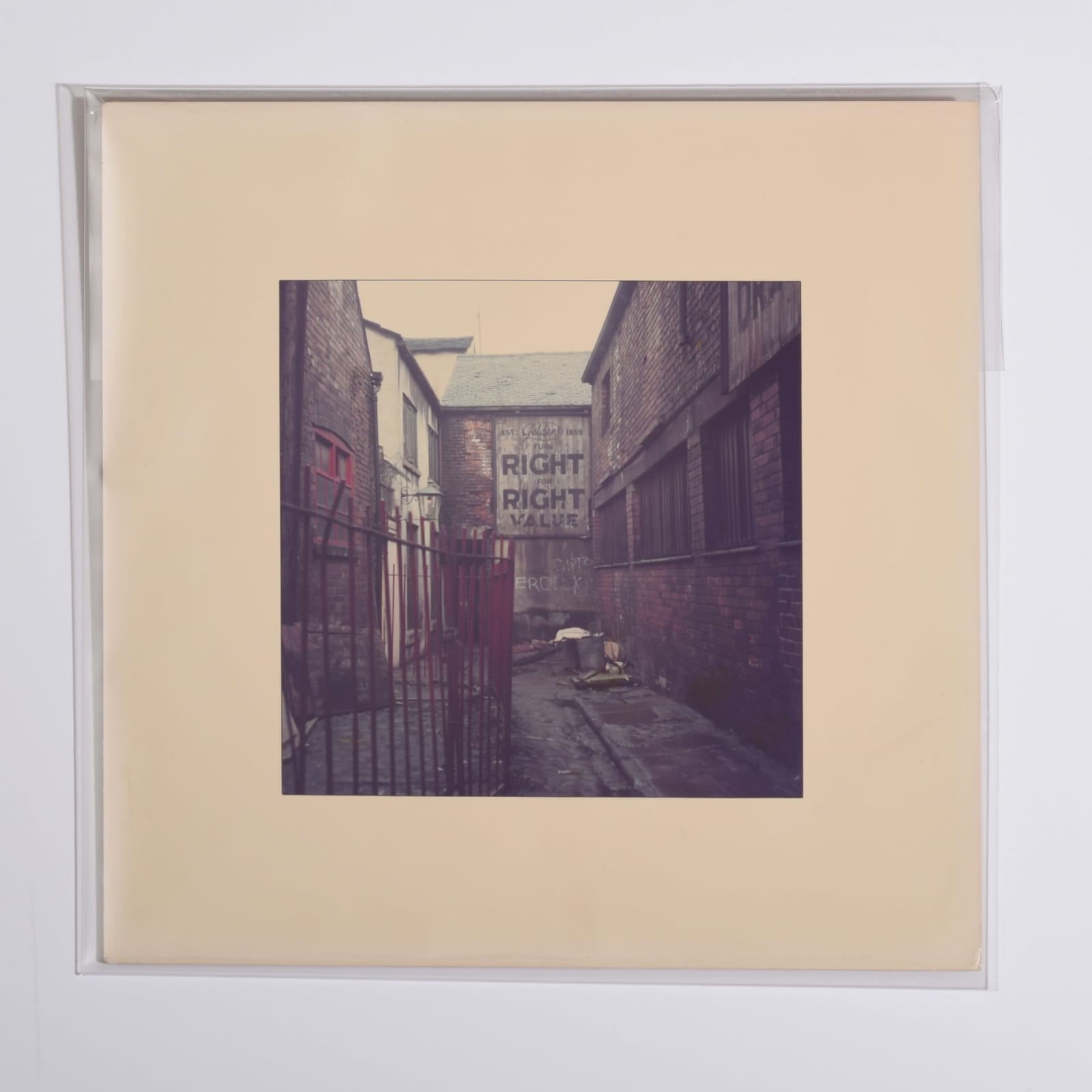 Peter Mitchell, No Title ("Right to Right Value"). Leeds, c.1972