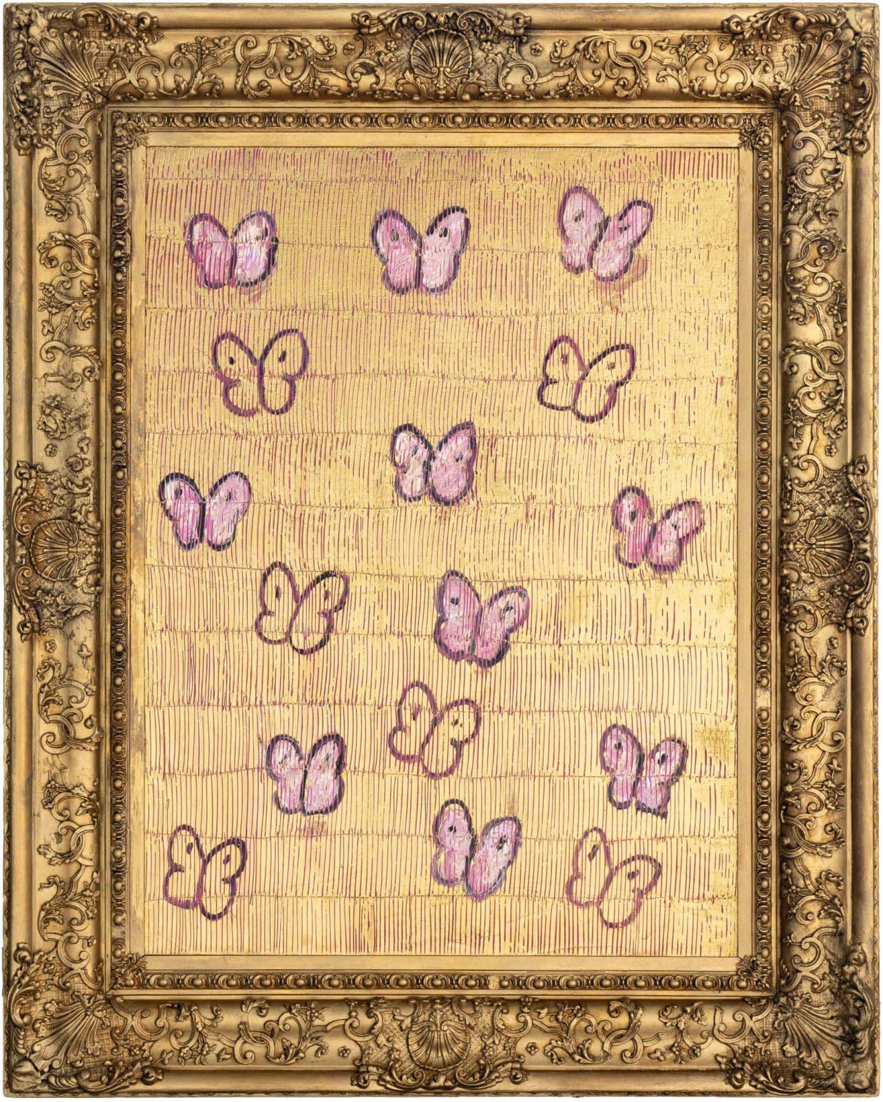 Hunt Slonem, Pink Ascension Breakthru, 2021