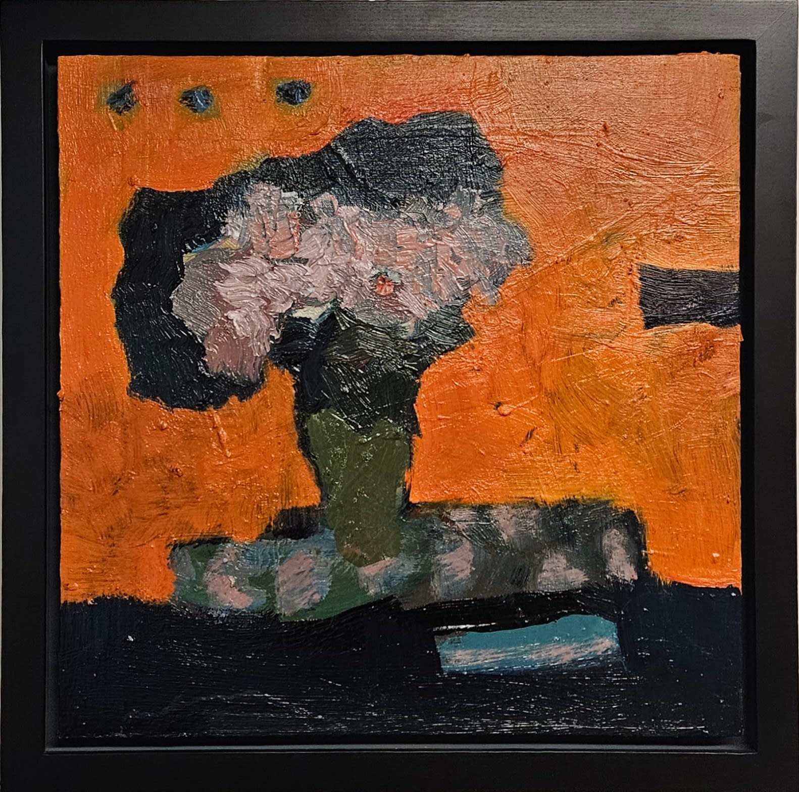 Jennifer Hornyak, Orange with Dots, 2021