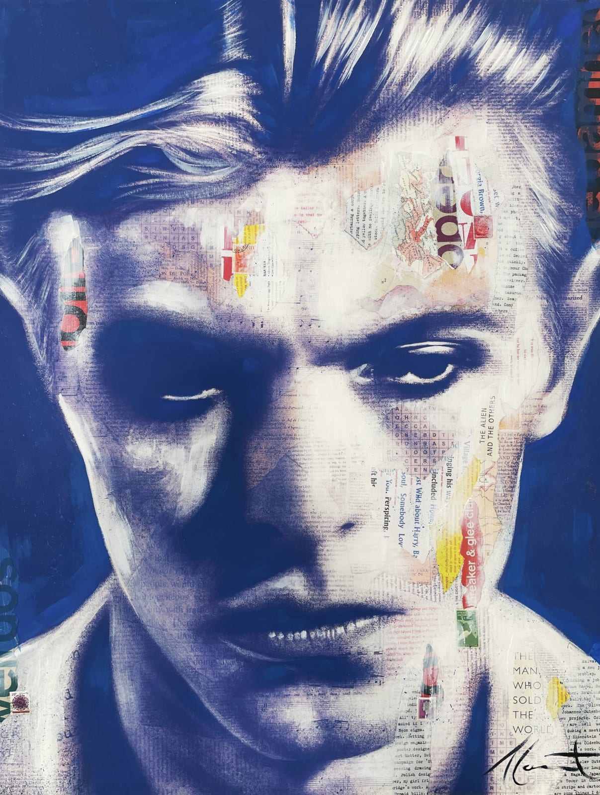 André Monet, David Bowie (AM454), 2023