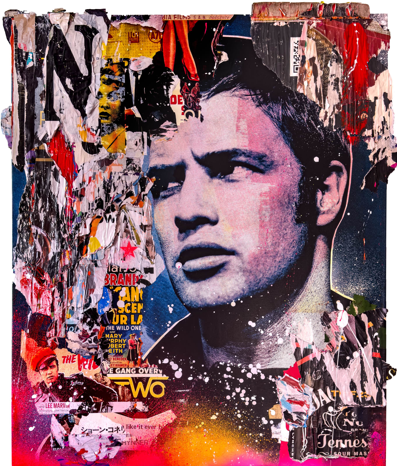 Peter Horvath, Brando On Blue, 2025