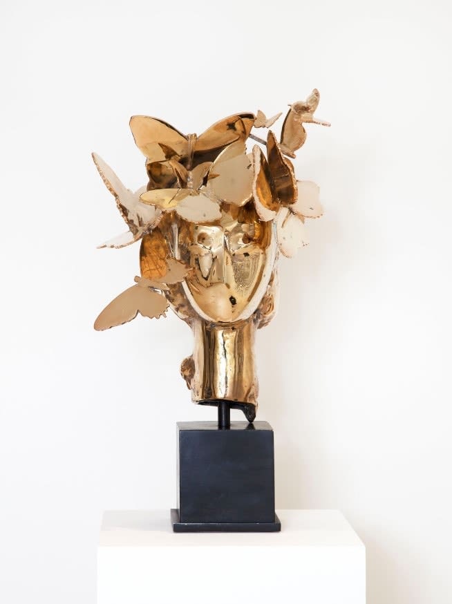 Manolo Valdes, Golden Iris II, 2021