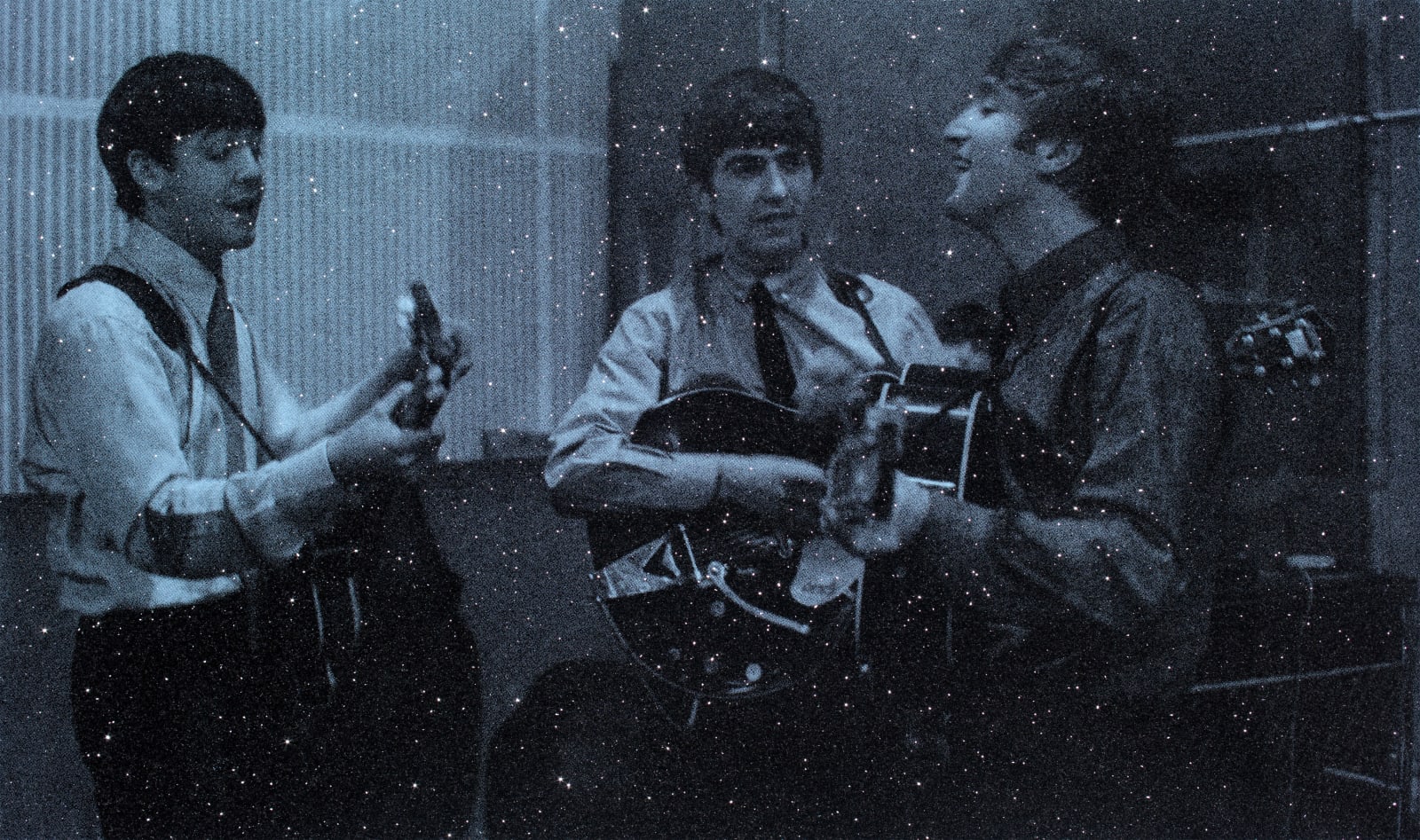 Russell Young, Beatlemania (Let It Be Blue), 2023