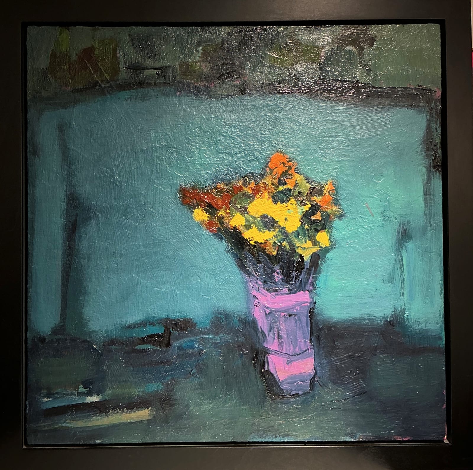 Jennifer Hornyak, Yellow with Grey Pink, 2025