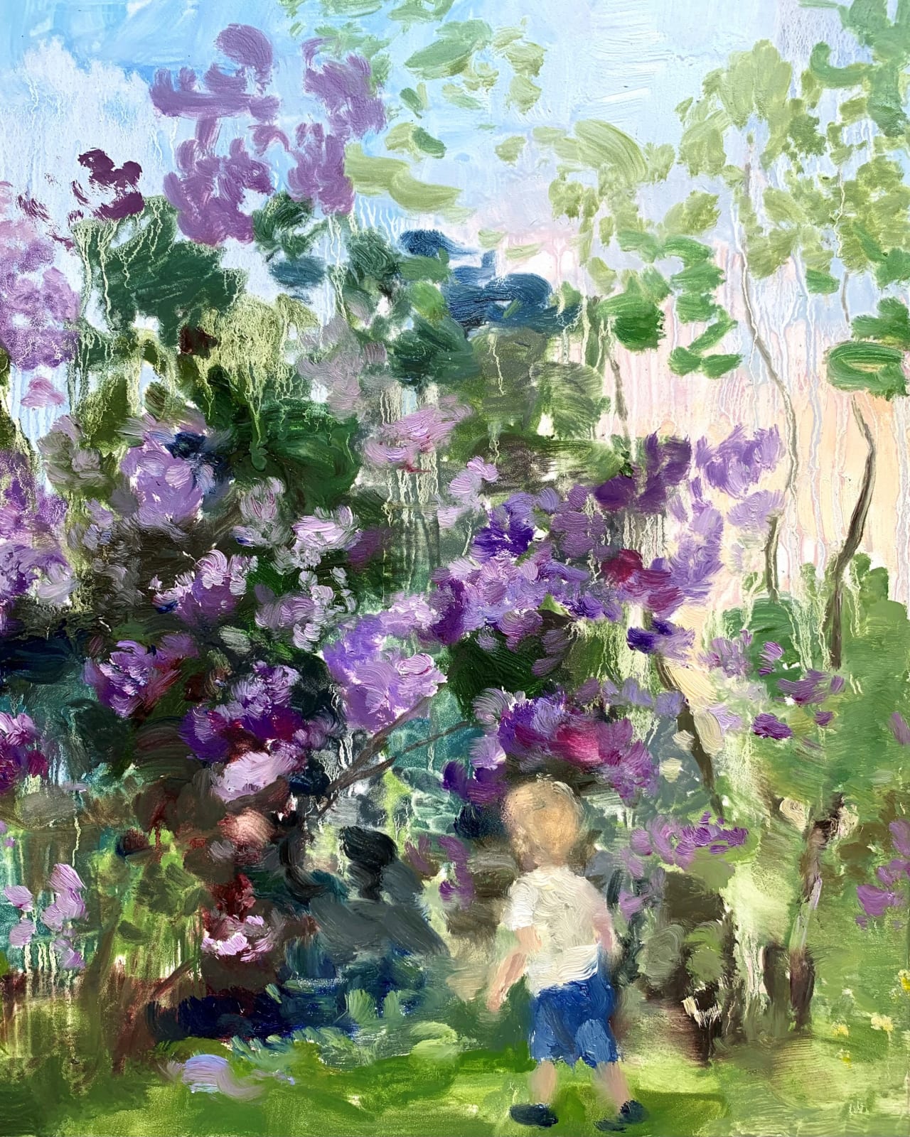 Darlene Cole, Dance in a Storm (first lilacs), 2025