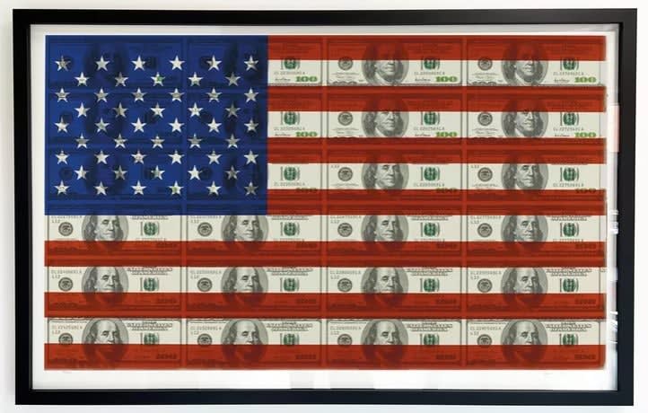 Steven D. Gagnon, $100 US Flag, 2004
