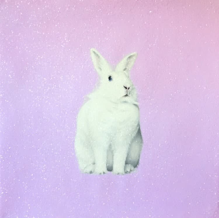 Paula Urzica, Light Purple Bunny, 2022