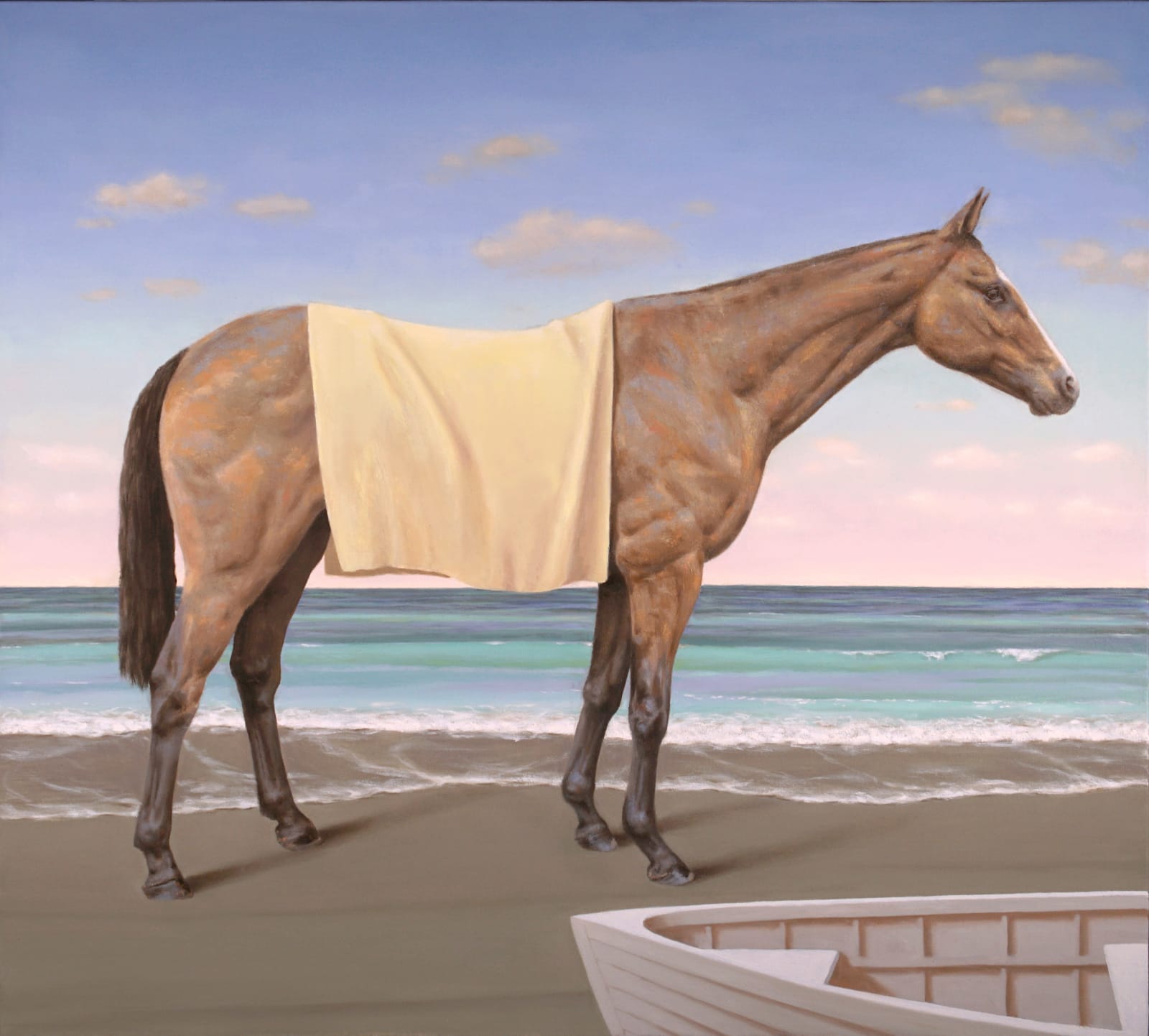 Fabian Jean, Horse, Ocean, Boat, 2018-2023