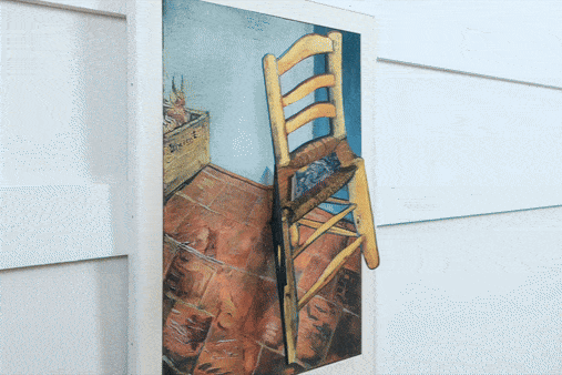 Patrick Hughes, Chairs, 2024