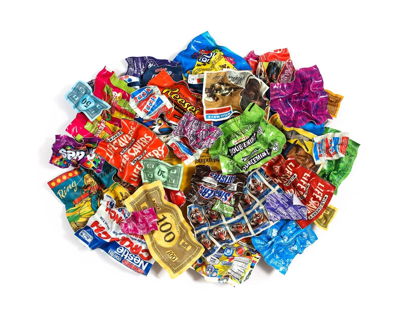 Paul Rousso, Composition with Doublemint, 2019