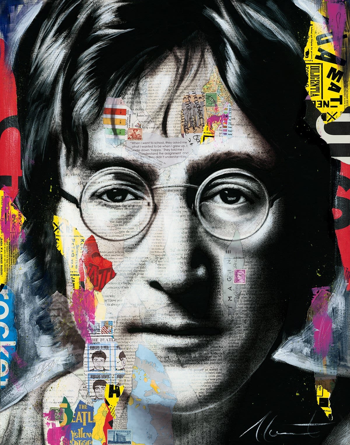 André Monet, John Lennon, 2025