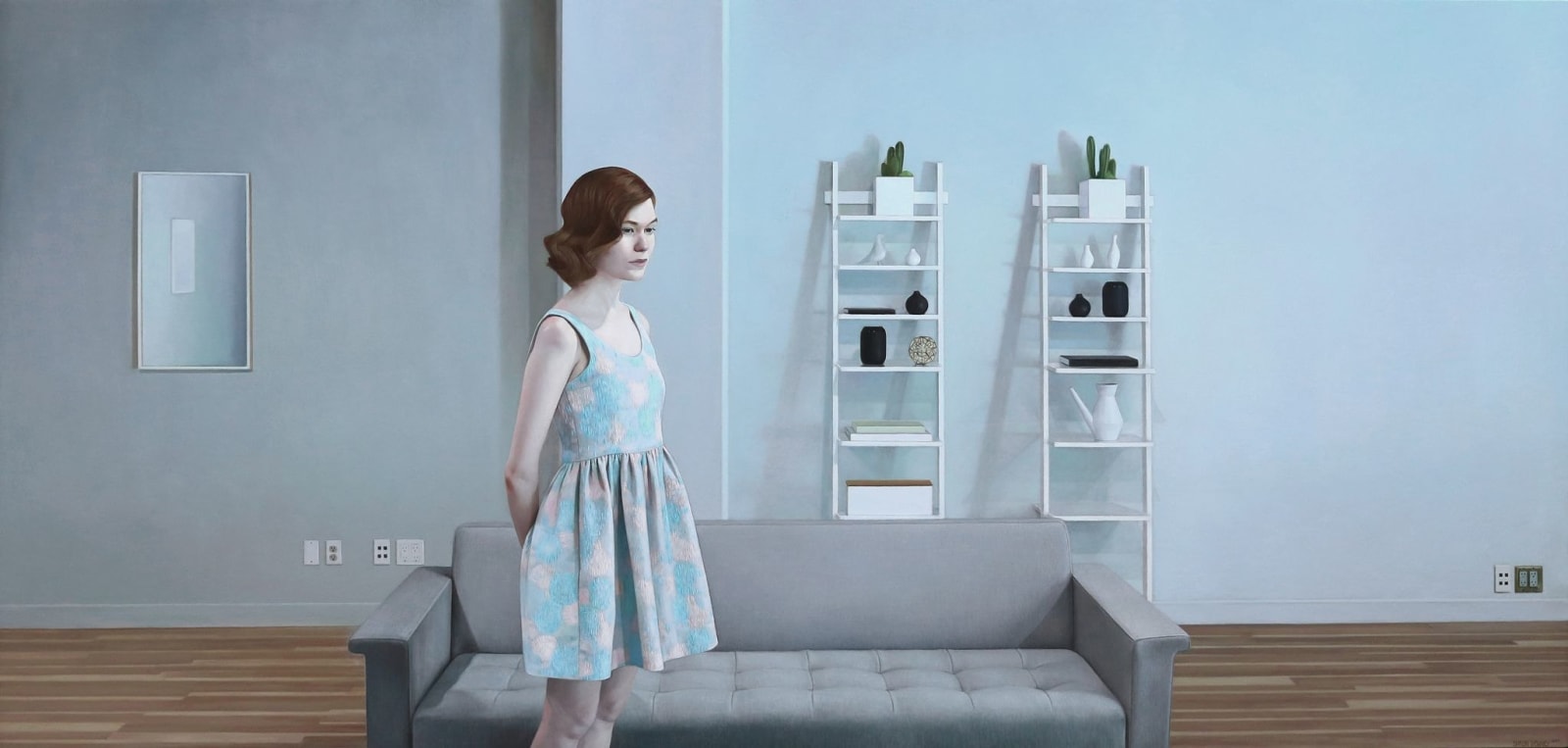 Shaun Downey, Grey Couch, 2017