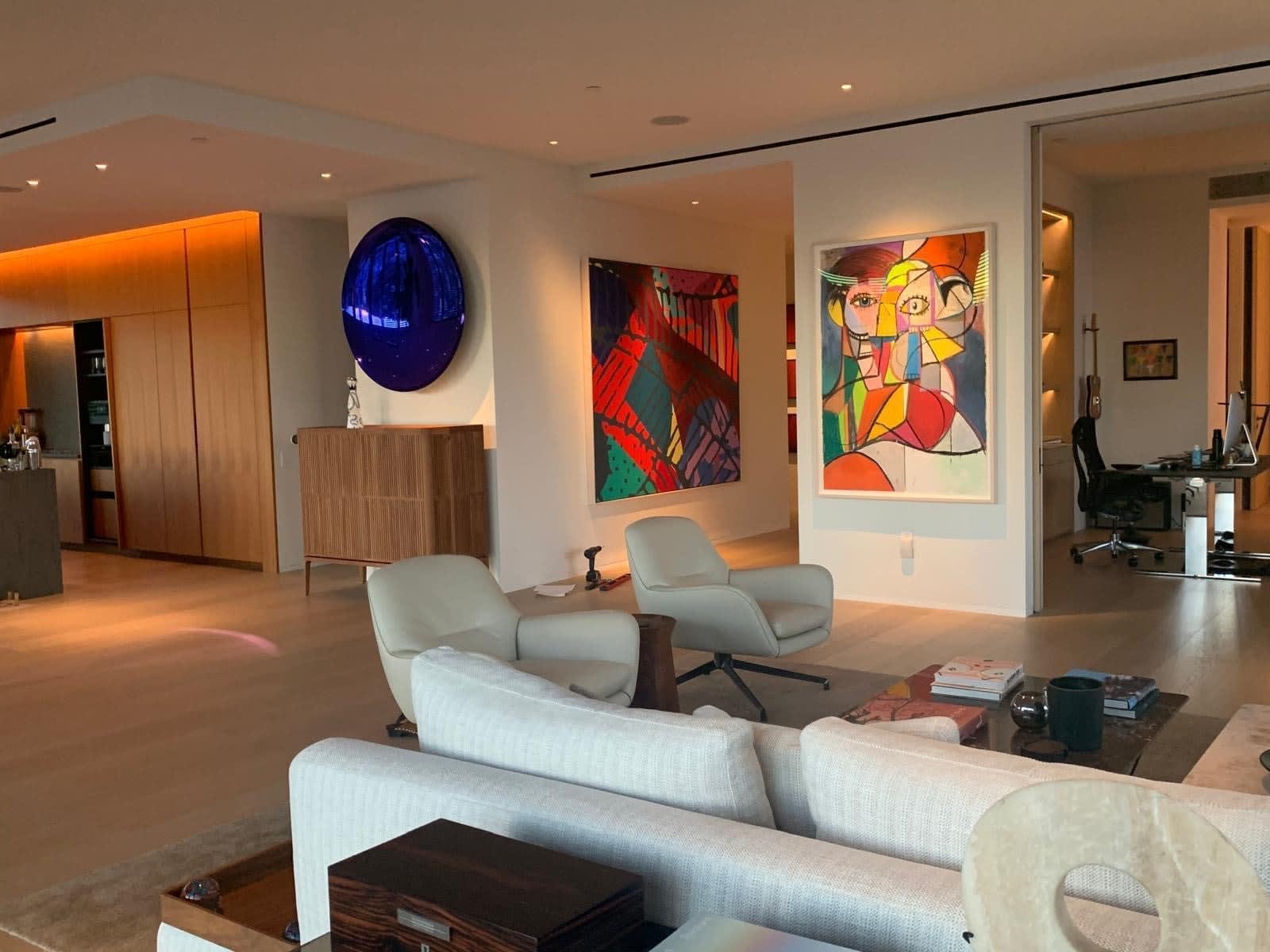 Veronique Locci, Néon Bleu, 2025