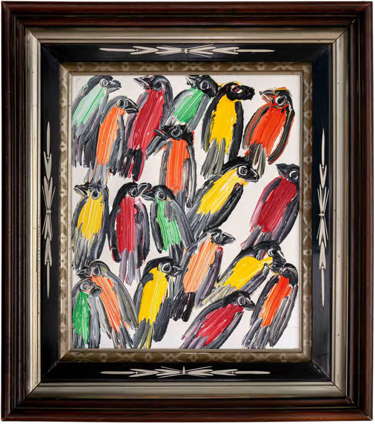 Hunt Slonem, Finches Weekend, 2024