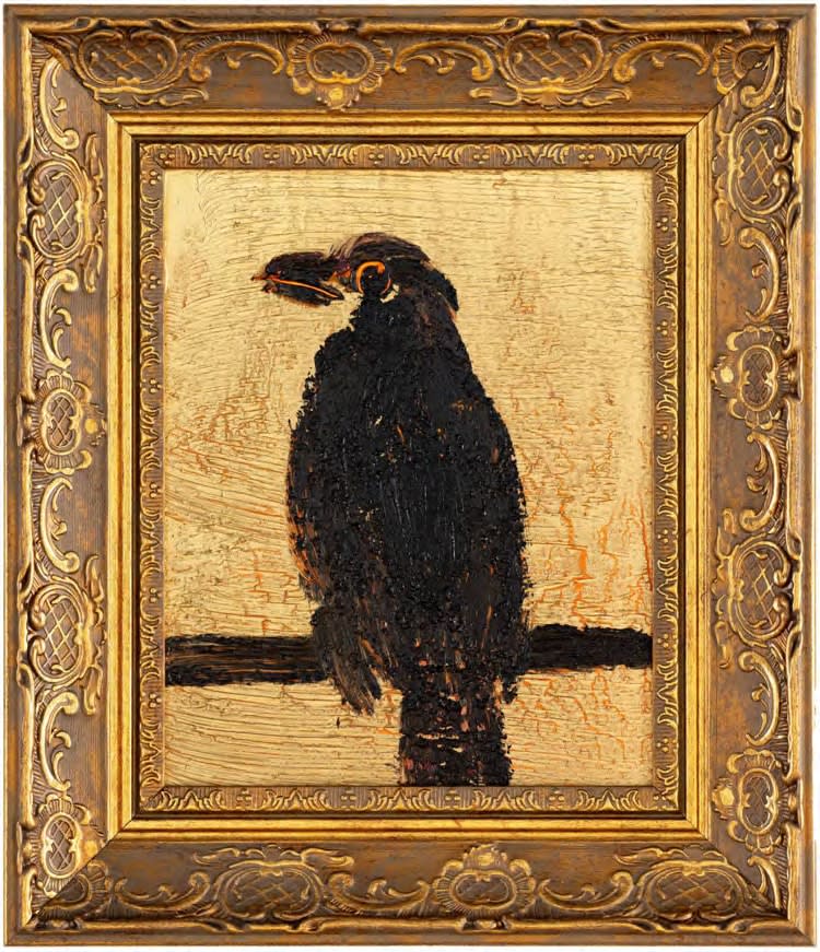 Hunt Slonem, Royal Starling, 2024