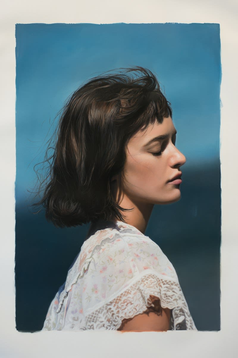 Yigal Ozeri, Untitled; Olya, 2019