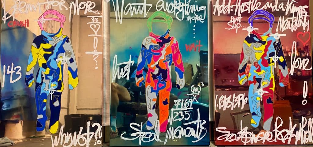 Brendan Murphy, 33 Journeys Triptych, 2021