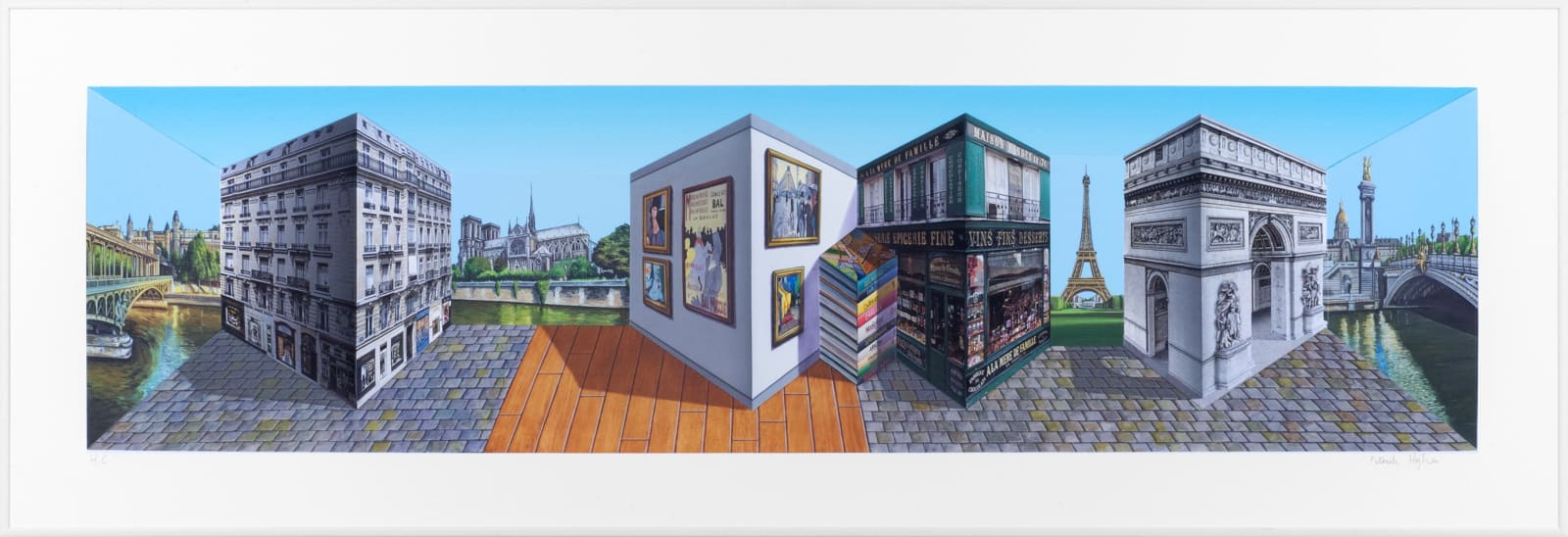 Patrick Hughes, Paree, 2023