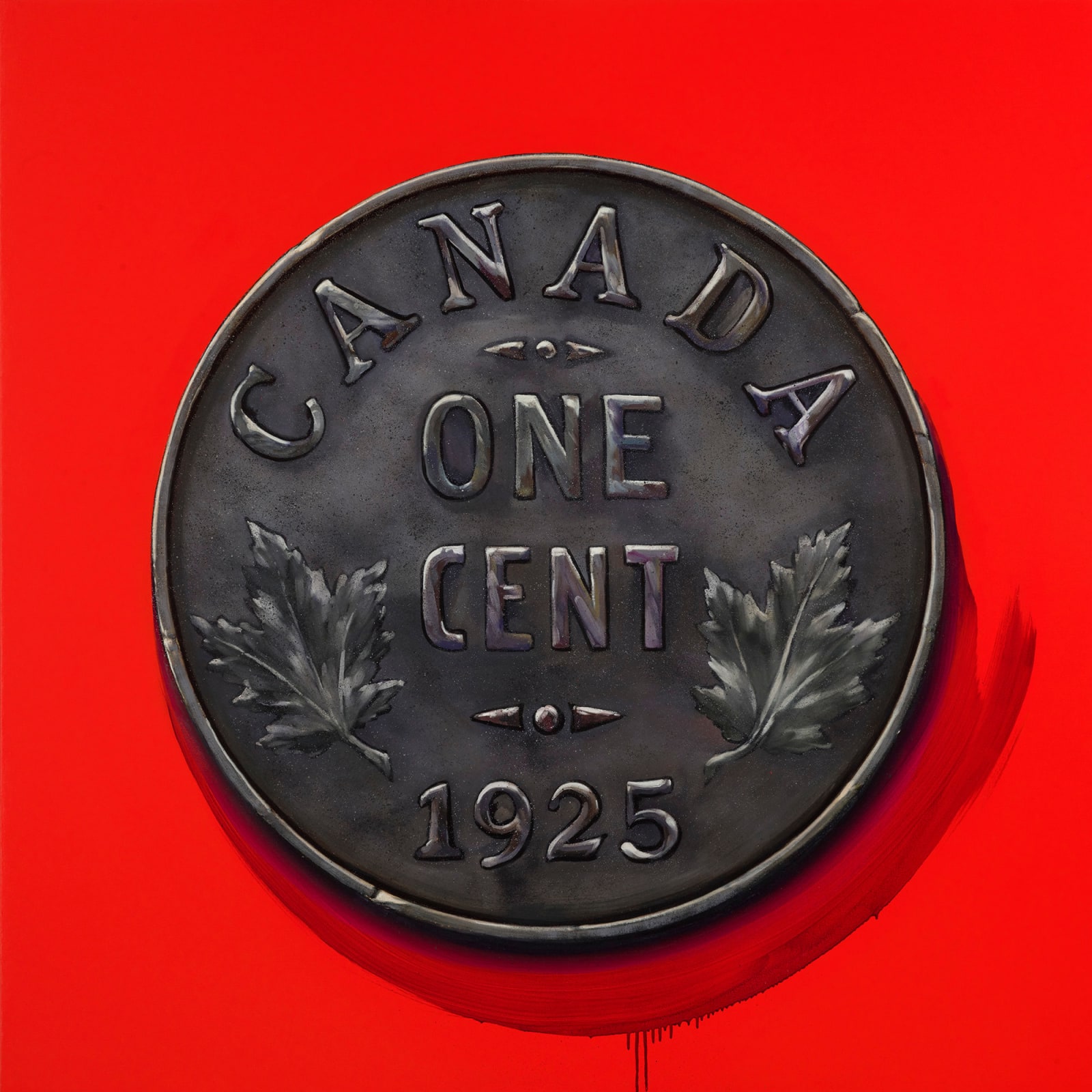 James Lahey, 1 Cent Portrait, 1925 (Made in Canada 3 – A Memoir), 2019-2020