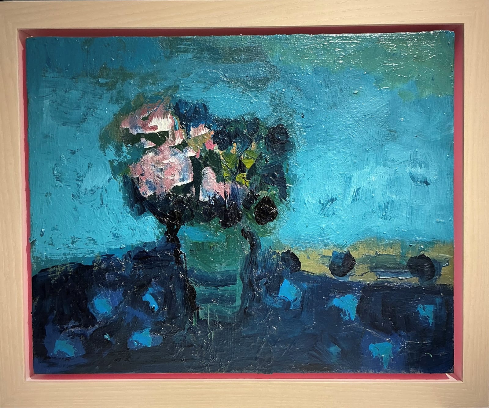 Jennifer Hornyak, Navy with Blush Pink, 2025