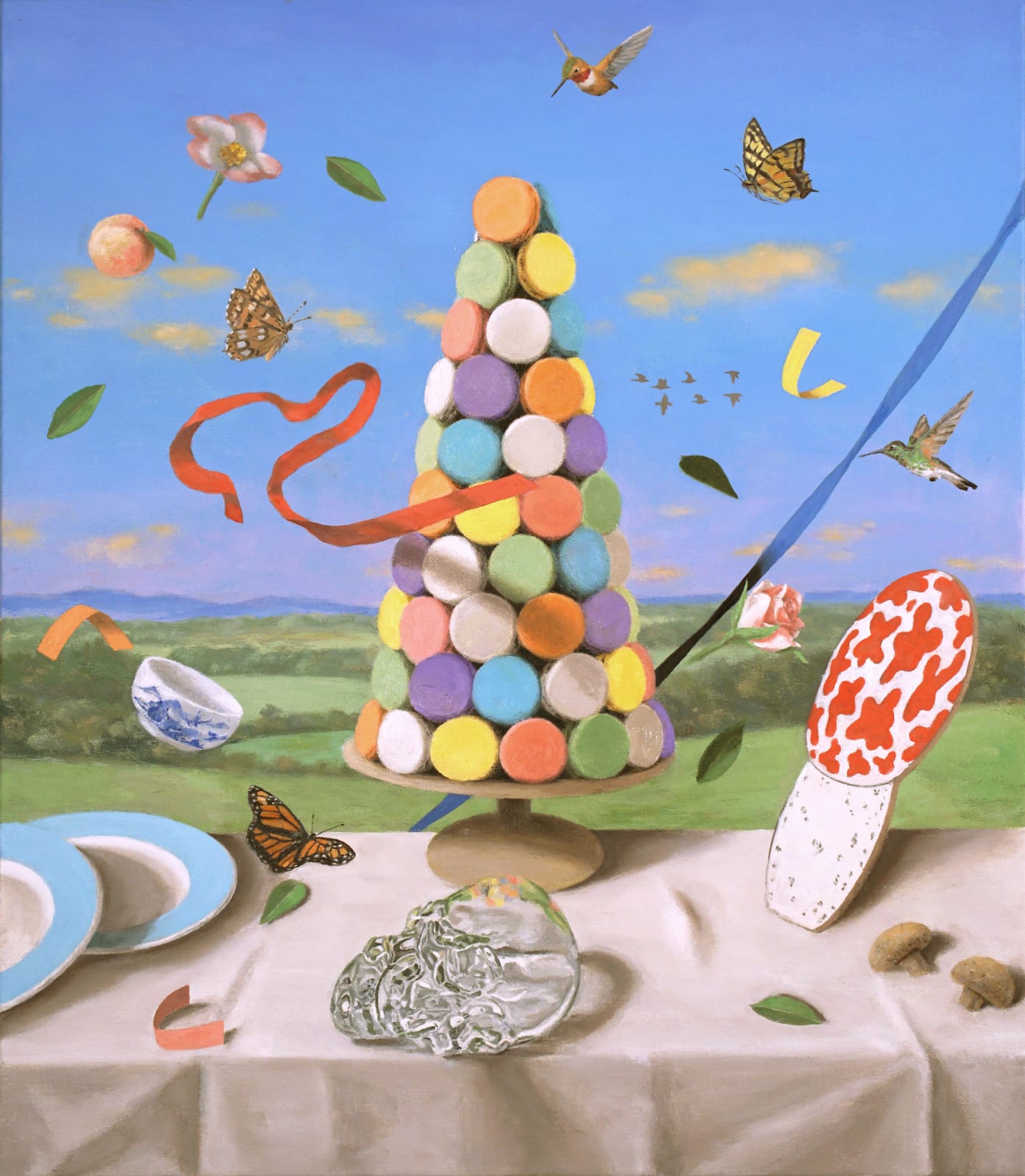 Fabian Jean, Still Life with Mushrooms, 2023