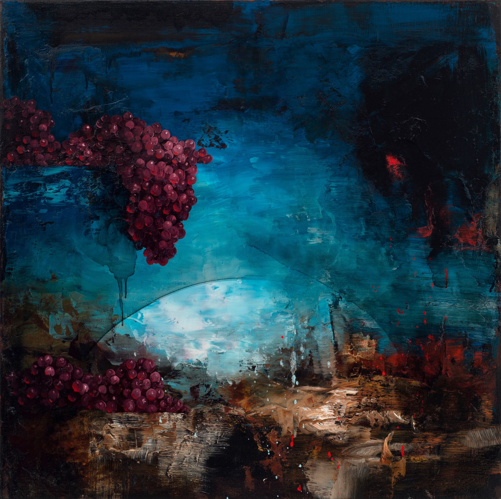 Kevin Sonmor, Blue Corner Cache, 2015