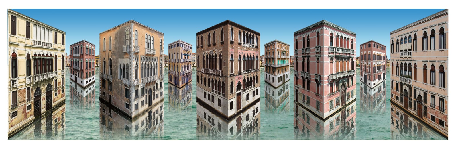 Patrick Hughes, In and Out, 2019