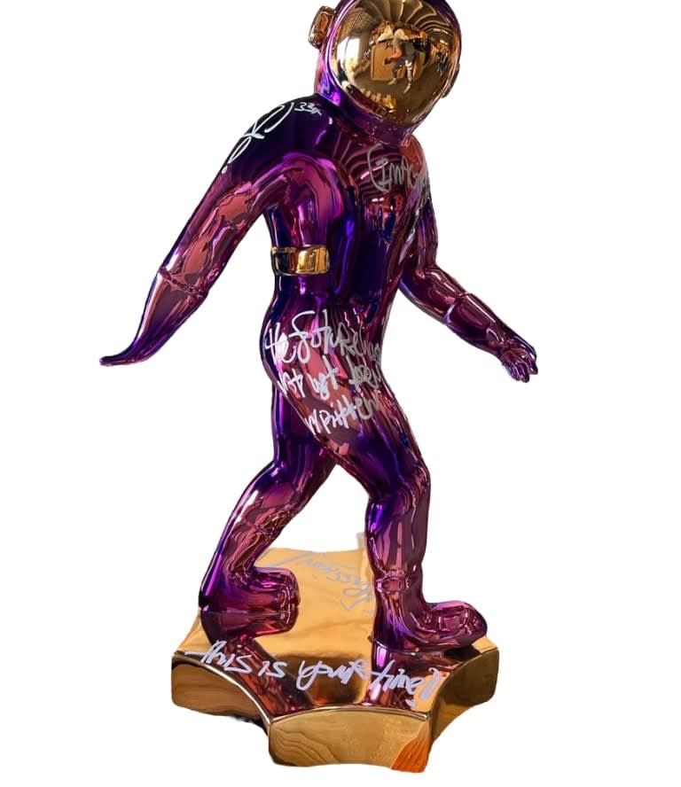 Brendan Murphy, Boonji Bigfoot Spaceman (purple) , 2023