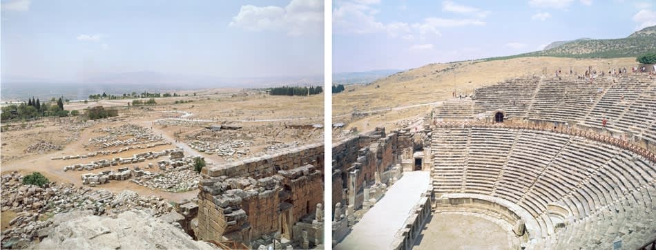 Massimo Vitali, Hierapolis Theatre Diptych, Turkey, 2008-2009