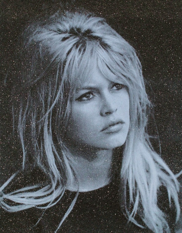 Russell Young, Bardot (St. Tropez bleu and black) HX2017, 2017