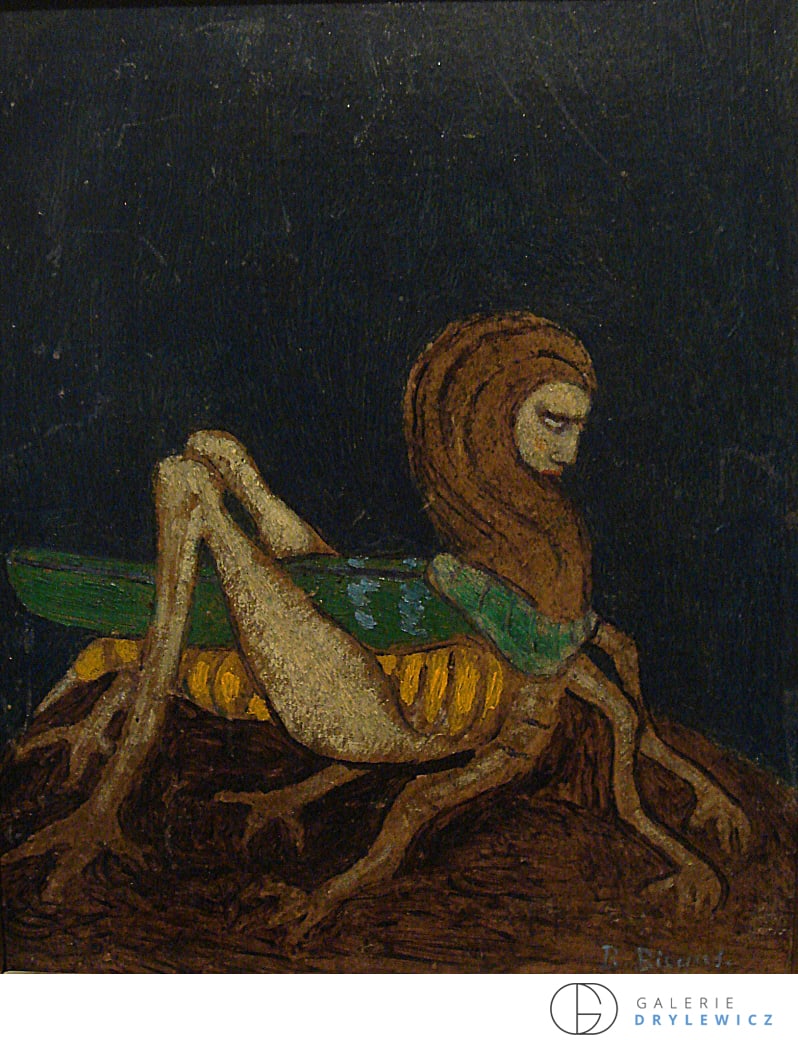 Boleslas Biegas, Vampire sous forme de sauterelle, 1914