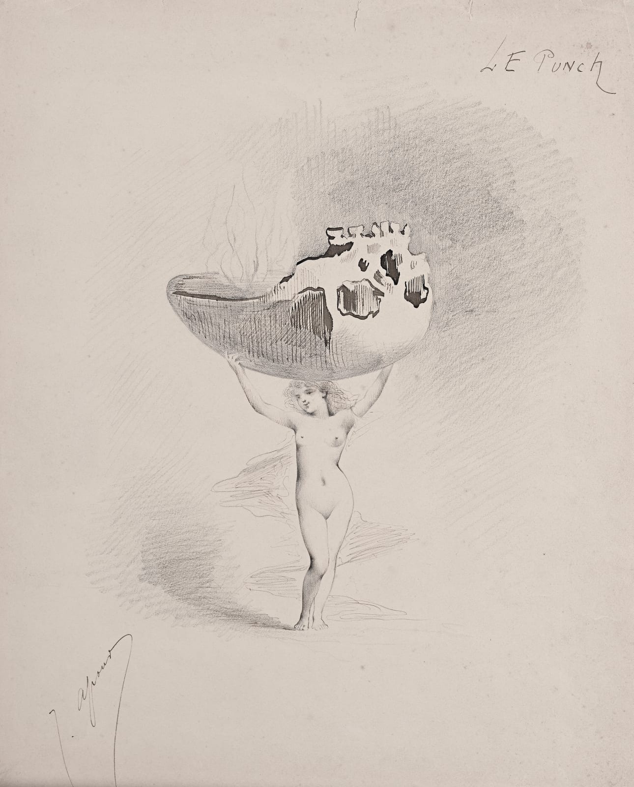 Joseph Apoux, Le Punch, Circa 1885-1890