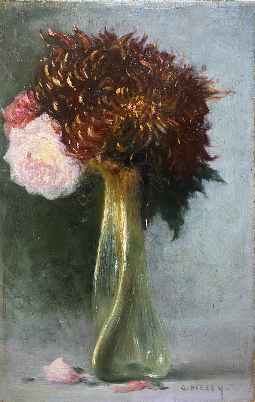 Gabriel Biessy, Composition florale, circa 1900