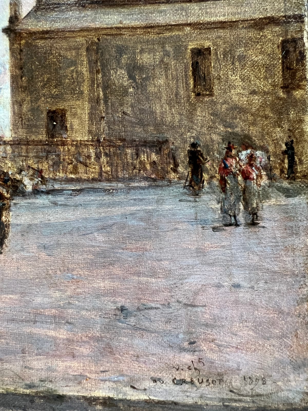 Victor Chavet, Le Creusot, La Place Schneider, 1898