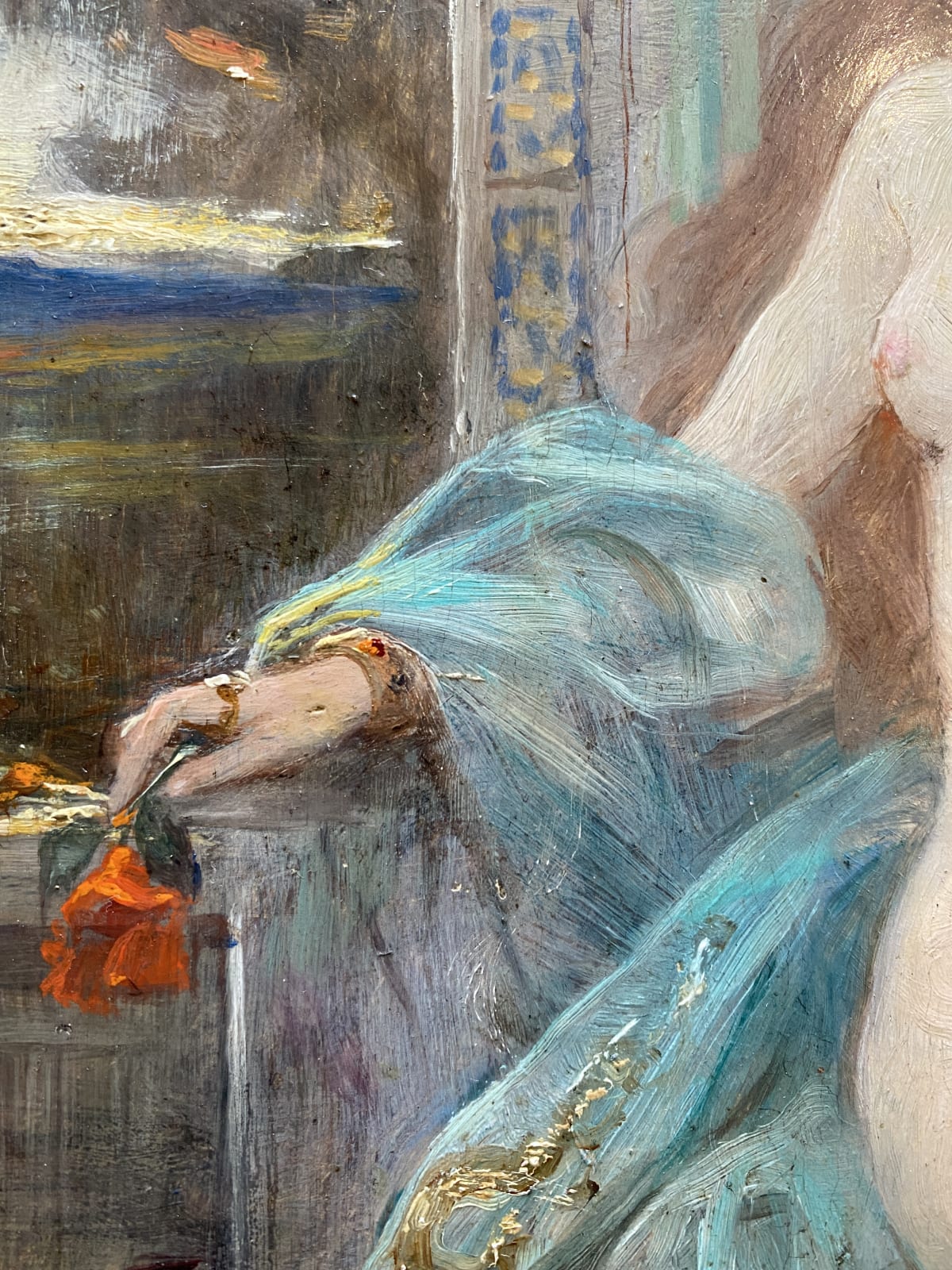 Adrien Henri Tanoux, Odalisque, circa 1900