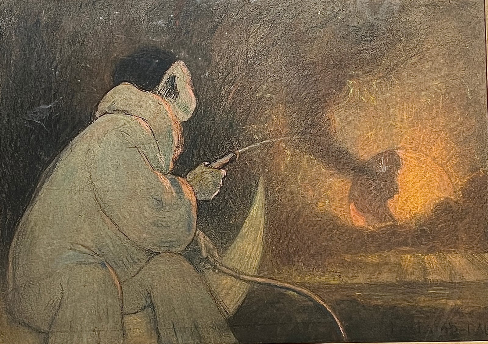 Joseph Castaing, Pierrot la Lune éteignant Le Soleil, 1911