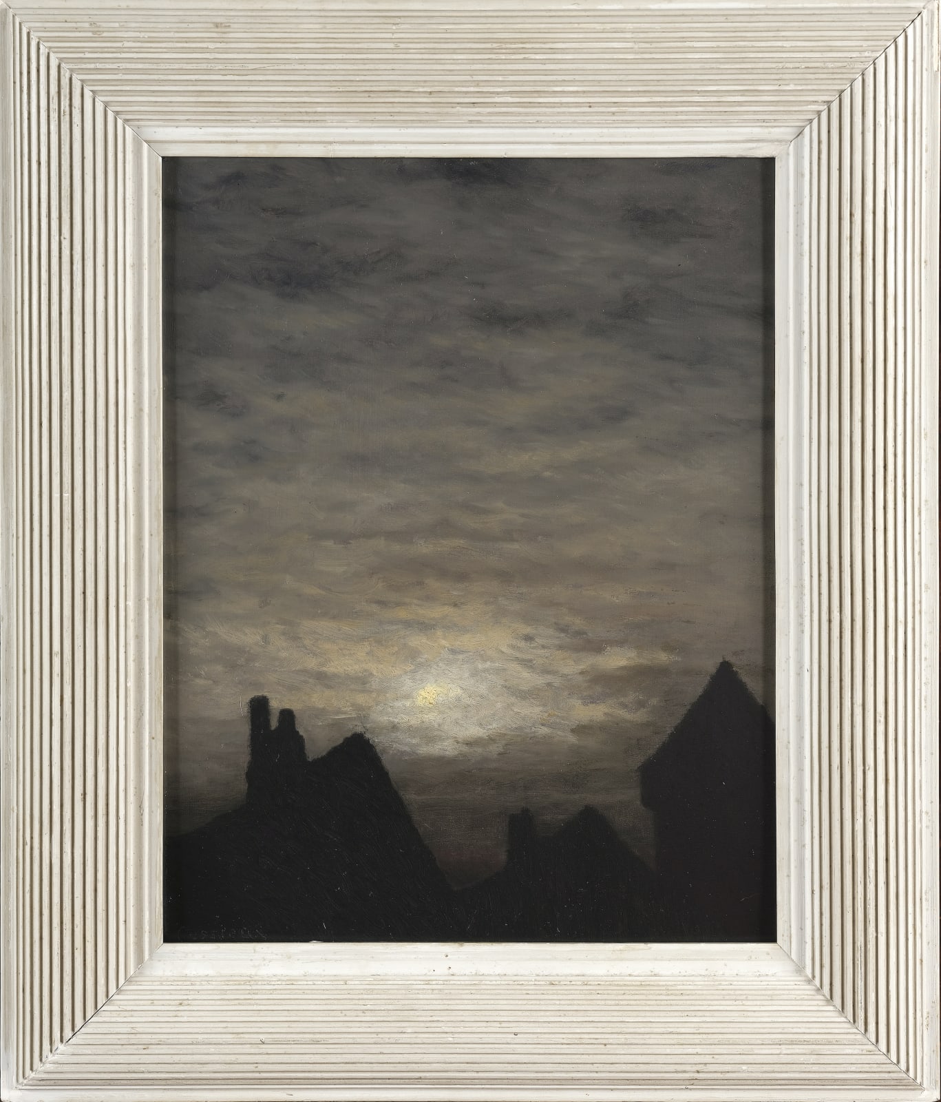 Ernest Louis Lessieux, Les toits, la nuit, circa 1900