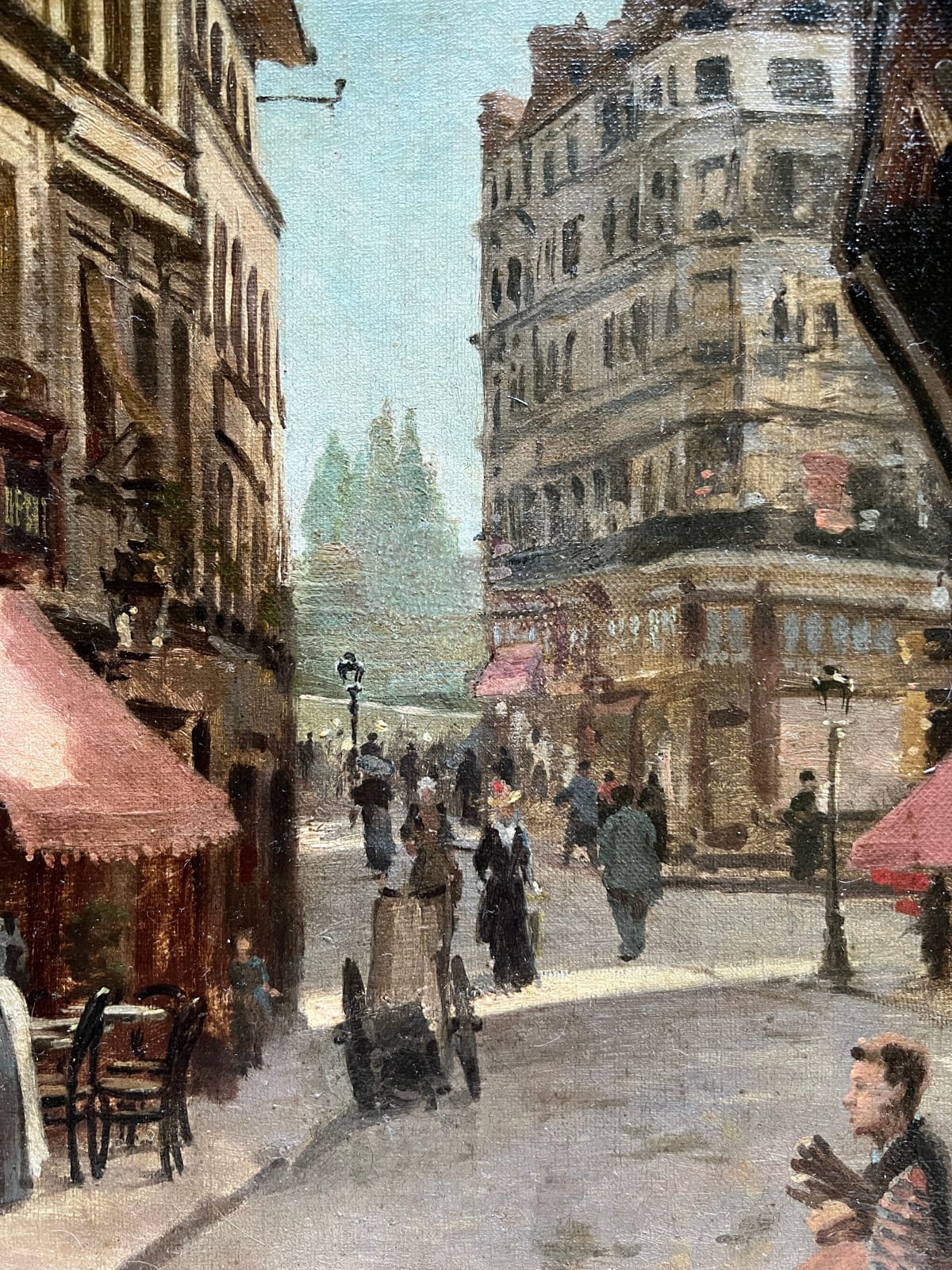 E. Rufin, Le Café Des Augustins, Scène De Vie Parisienne, 1893