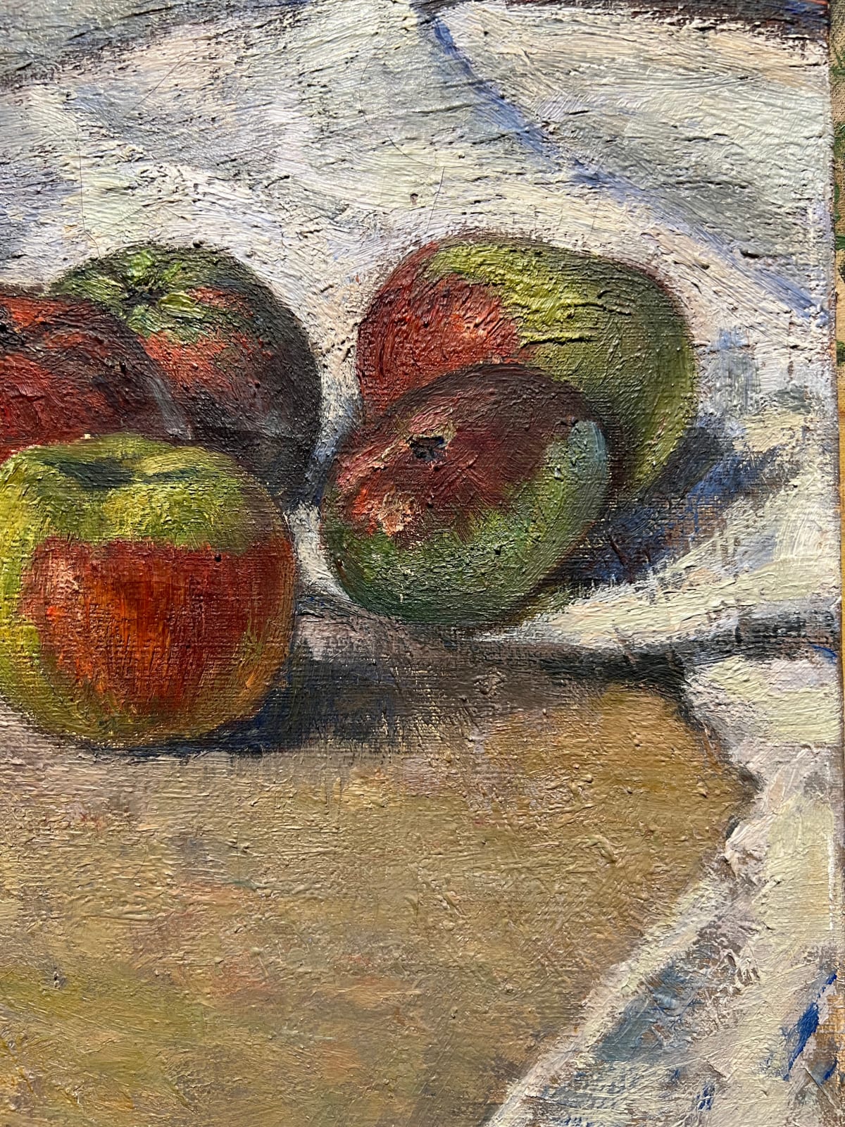 Victor Vignon, Nature Morte Aux Pommes Et à La Nappe, circa 1890