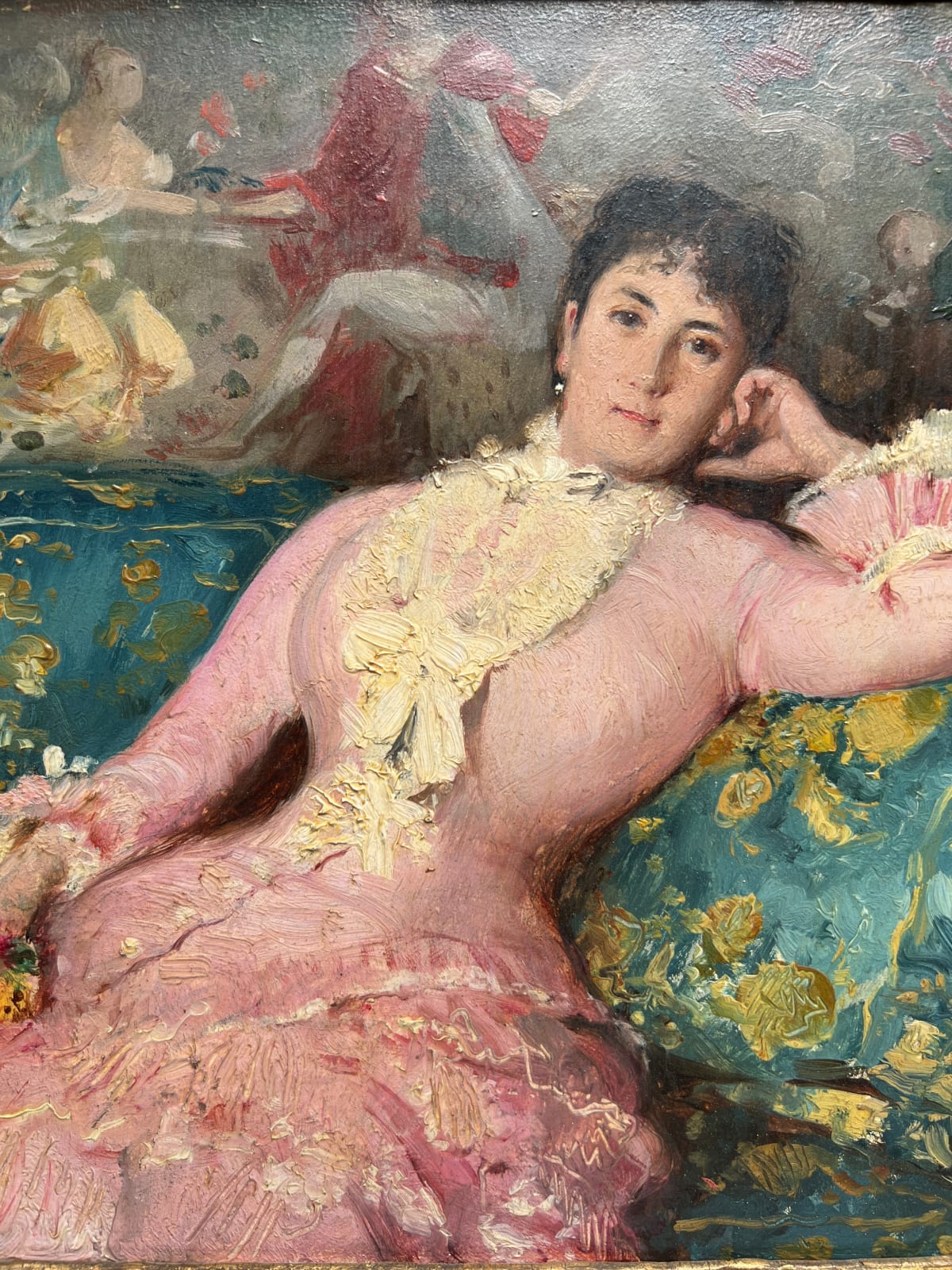 Paul Victor Mathey, Portrait présumé de Fernande Mathey, épouse de l’artiste, circa 1880