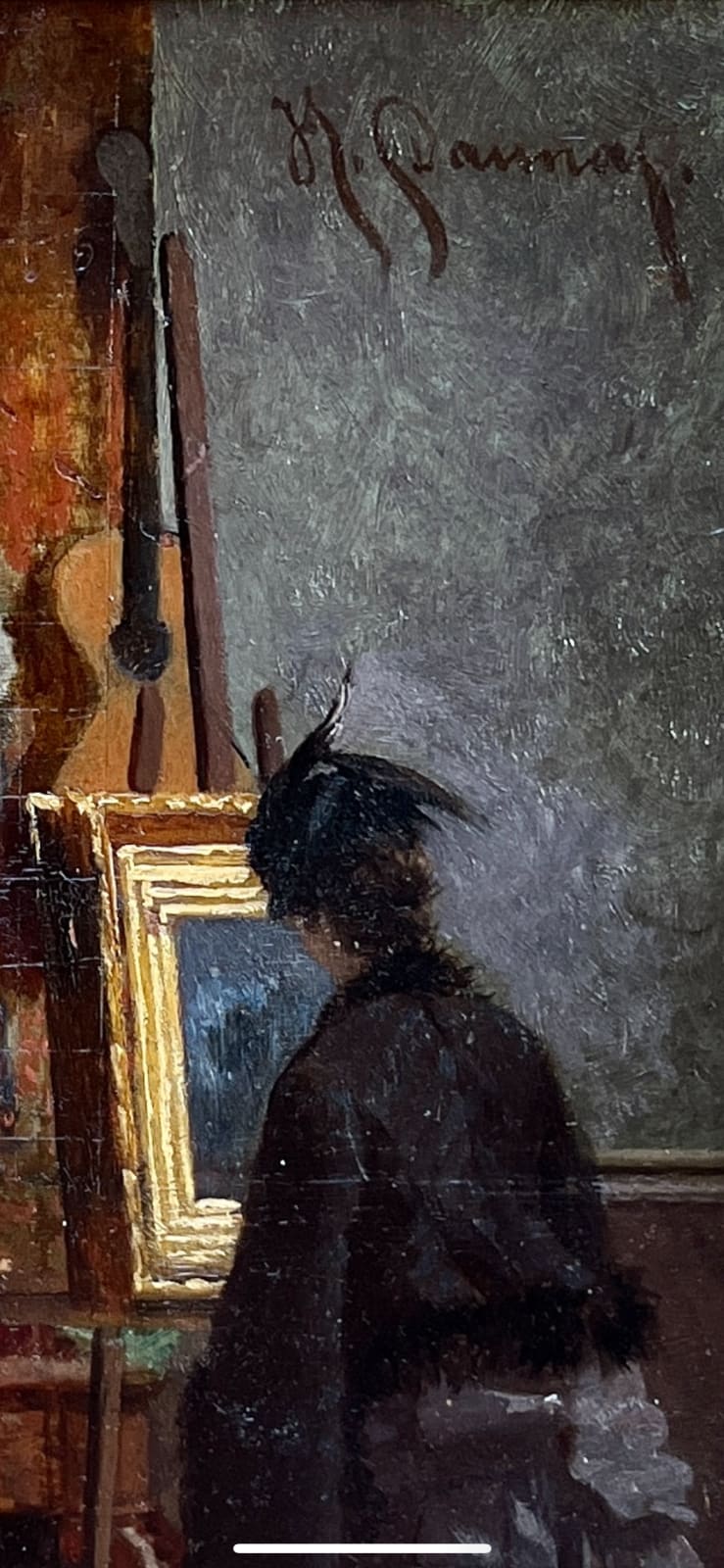 Hermenegildo Daunas, L'amatrice d'art, circa 1880