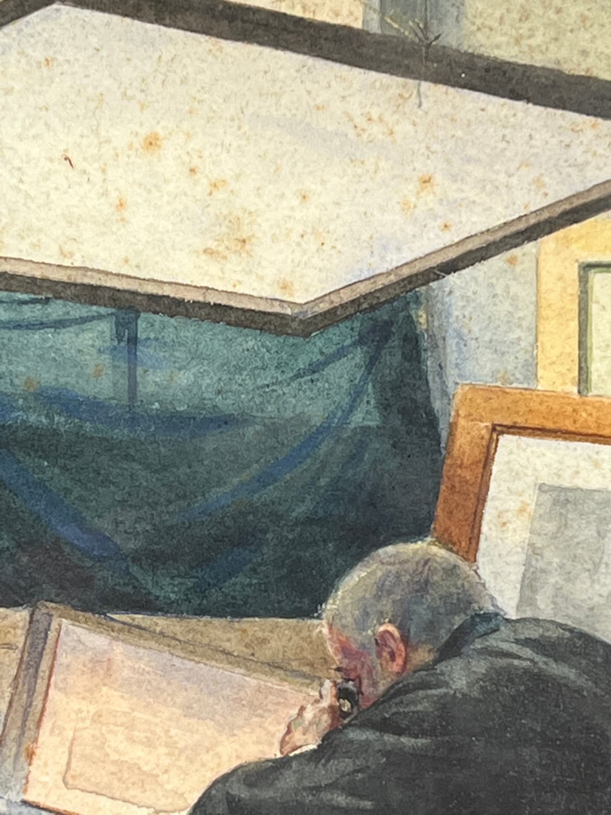 Pascal Blanchard, L'artiste à son atelier, 1893