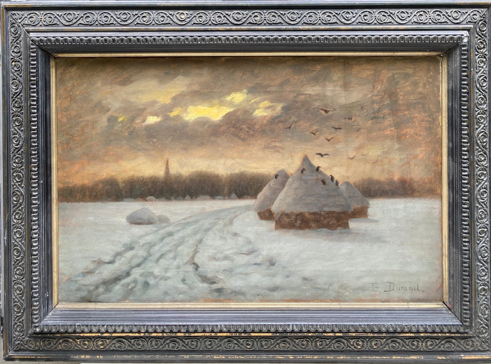 Edouard Victor Durand, Le Vol Des Corbeaux, circa 1890