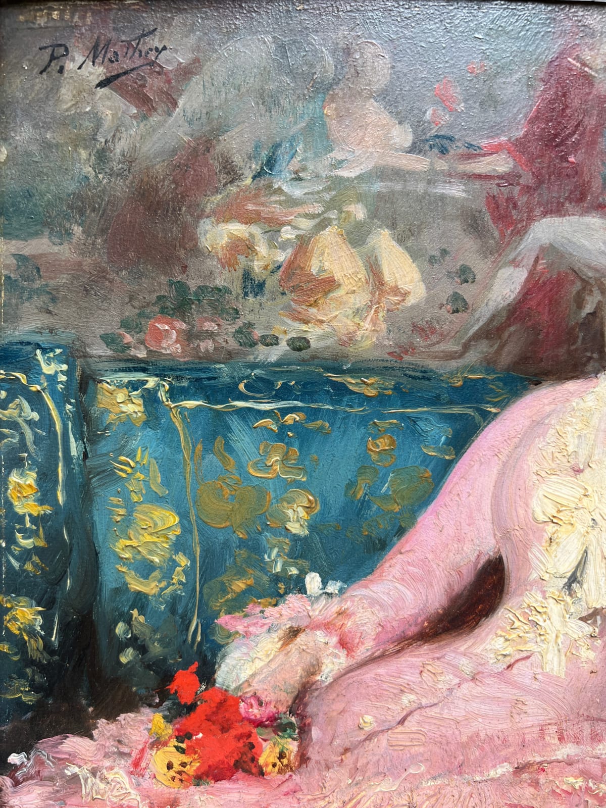 Paul Victor Mathey, Portrait présumé de Fernande Mathey, épouse de l’artiste, circa 1880