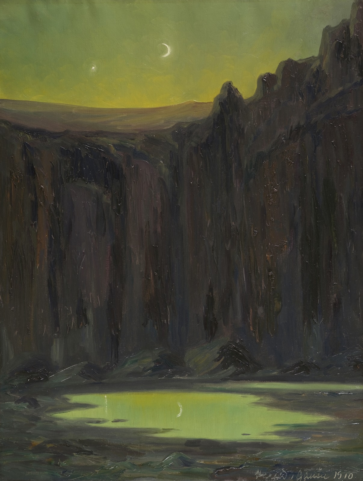 Arthur Harald-Gallén, Croissant de lune, 1910