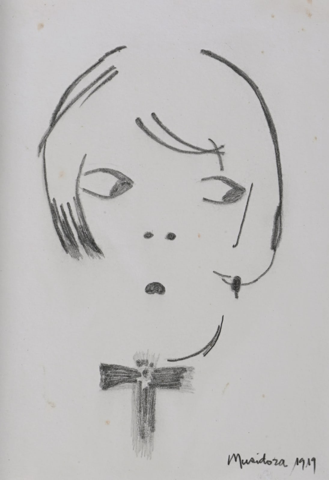 Jeanne Roques, dite Musidora, Autoportrait, 1919