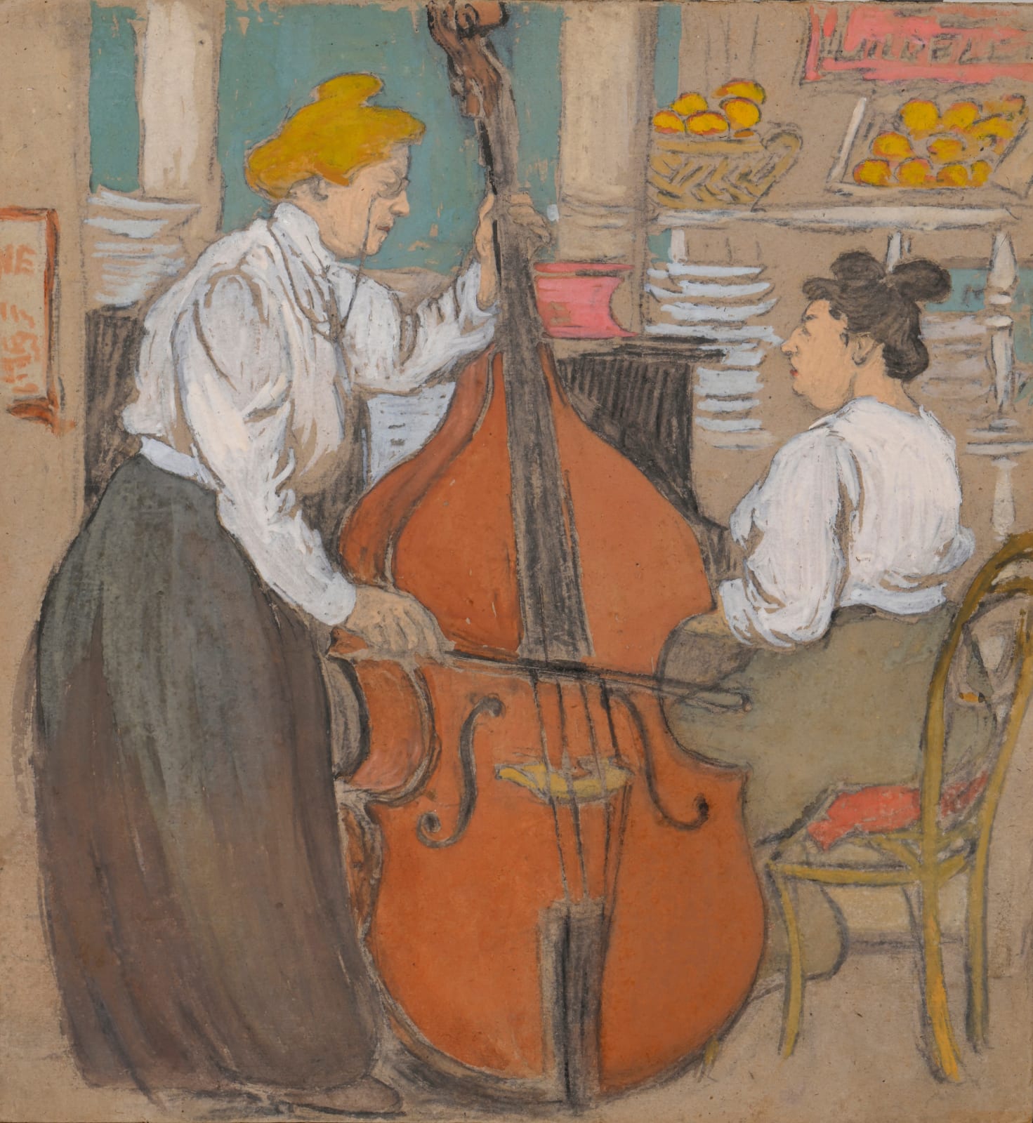 Maud Hunt Squire, Musiciennes de café, Circa 1909